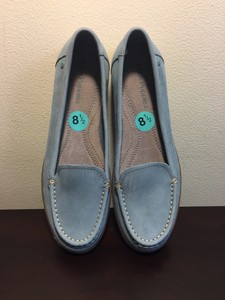 hush puppies blue loafers