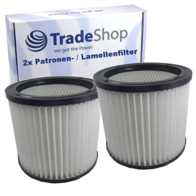 2x Rundfilter Ersatz für Einhell AS 1400 B-NT 1250 BT-VC 1250 S/SA BT-VC 1450SA