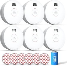 6 x NEW SITERWELL Smoke Detector 10-Year Smoke Alarm UL Listed Free Shipping