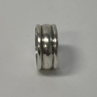 925 Sterling Silver SLIGHTLY DOMED 9.4mm Band Wide Ring SIZE 7.5 — photo 7