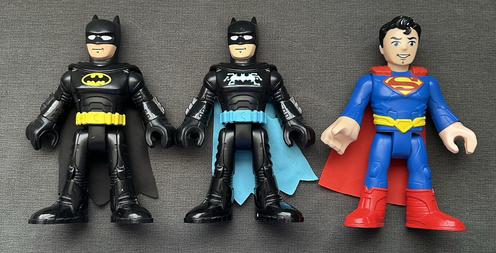 Imaginext DC Super Friends XL Original Batman Bat Tech & Superman 10” Figures