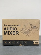 Podcast Microphone Bundle with Live Sound Card Audio Mixer, Podcast Equipment Bu