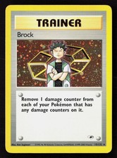 Brock 15/132 Rare Gym Heroes Pokemon Unlimited Holo Lightly Played on eBay