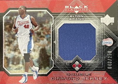 2004-05 Upper Deck Double Diamond Jersey #/250 ELTON BRAND Los Angeles Clippers