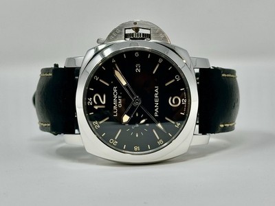 Panerai Luminor 1950 GMT 24H PAM00531 44mm On Leather Band With Box & Papers