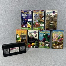 VeggieTales VHS Lot of 8 Big Idea 1995  2005 Tested Christian Kids Movies