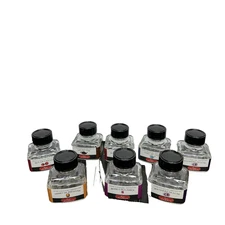 Large Lot (8)Empty Ink Bottles,  Very Good Clean Condition, Clean #8, 30ML
