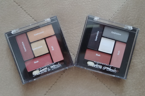 Lot 2 KLEANCOLOR Eyeshadow & Blush Compact Palette Matte Shimmer Shade w/Brush - Picture 11 of 19