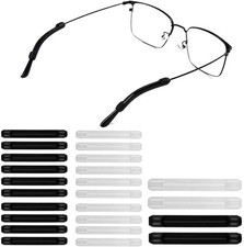 12 Pairs Eyeglasses Ear Grip, Silicone Ear Hooks Anti-Slip Holder Temple Tips Sl