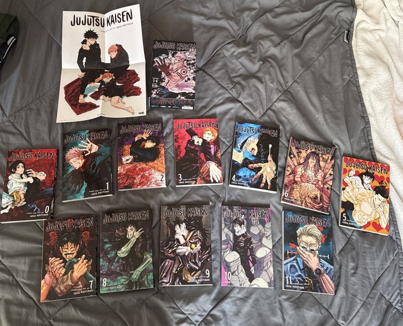 Jujutsu Kaisen JJK Manga Lot English Vol 0+5-11 & 1-4 B&N Special Edition Box