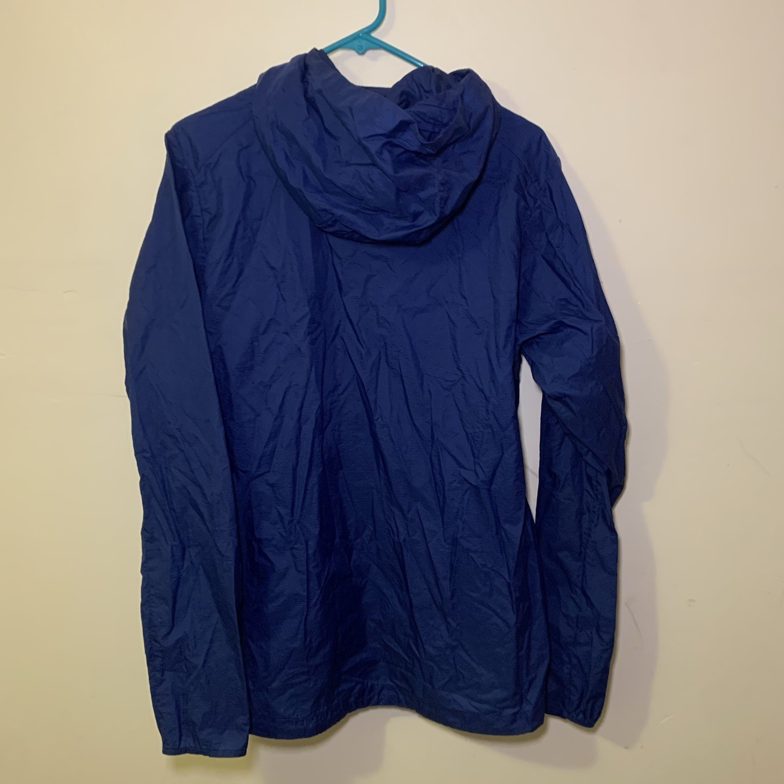 Patagonia Houdini Jacket Mens L Blue Windbreaker Hooded Packable Ultra Light thumbnail 2