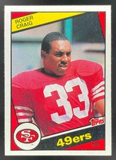 1984 Topps #353 Roger Craig RC