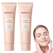 , Facial Exfoliator Cleanser, Exfoliating Face Scrub, Exfoliating Gel Scrub for