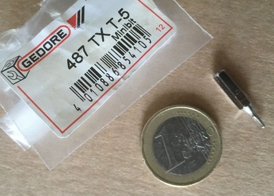 GEDORE 487 TX5, MINIBIT TORX T5