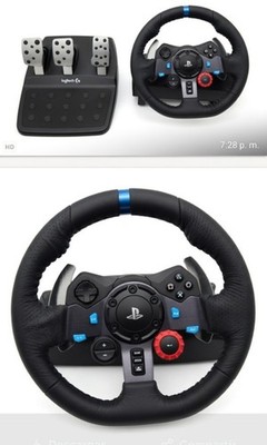 Logitech G29 Driving Force Racing Wheel + Pedals PS4 PS5 PC Tested Working