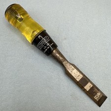 Stanley Tools USA - No. 60 3/4? Beveled Edge Wood Chisel Black & Yellow - Nice!