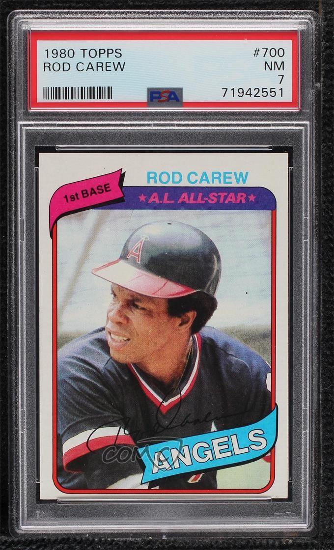 1980 Topps Rod Carew #700 PSA 7 HOF 15zx