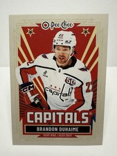 O-Pee-Chee 2025-26 Hockey Brandon Duhaime Capitals #155 NHL Trading Card
