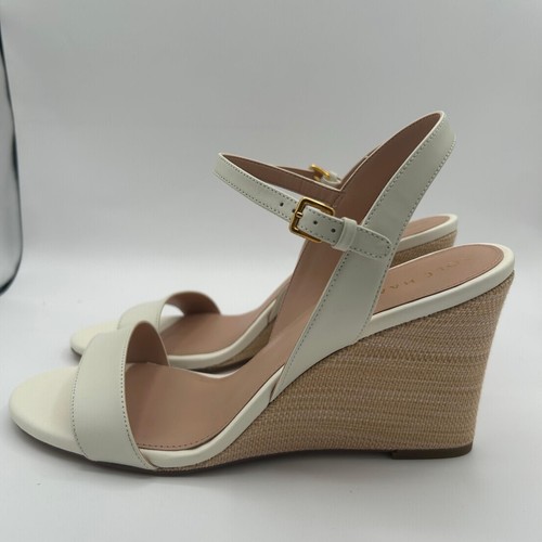 Cole haan Womens Josie wedge sandal pump, ivory leather 9.5 - Picture 2 of 10