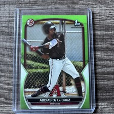 2023 Bowman #BP-34 Abdias De La Cruz Arizona Diamondbacks Green 235/399 1st (RC)