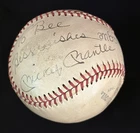 MICKEY MANTLE SIGNED LITTE LEAGUE BASEBALL