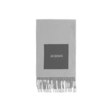 Jacquemus Grey Wool Scarf