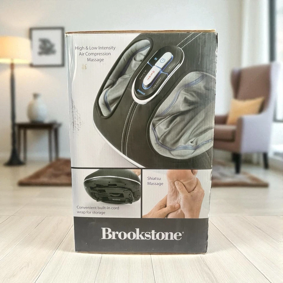 Masajeador de pies Brookstone Shiatsu con calor seleccionable modelo E-8090 probado Foto 4 de 4