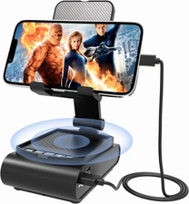 Gifts for Men,Cell Phone Stand with Wireless Bluetooth Speaker HD Surround Sound