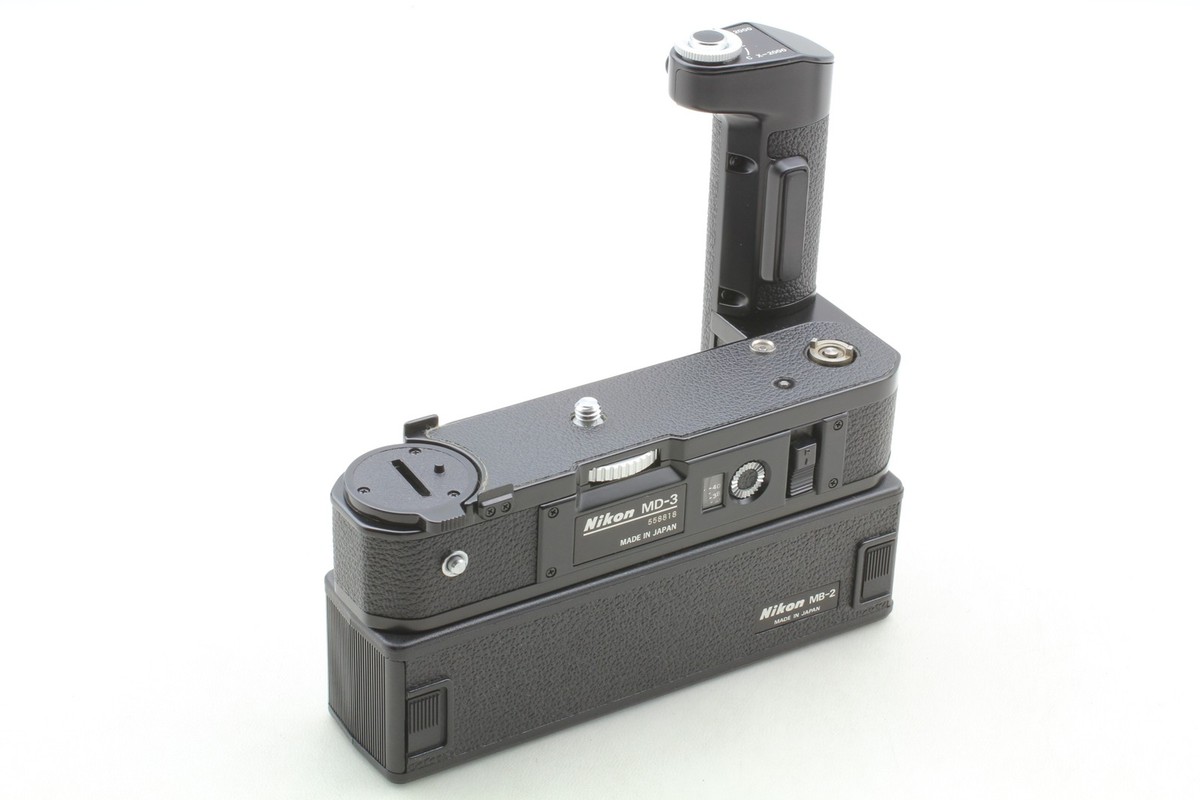 Near MINT] Nikon MD-3 Motor Drive w/ MB-2 Battery Pack For F2 From