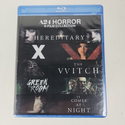 A24 Horror 5-Film Collection Blu-ray Green Room Witch X Hereditary New Sealed - Picture 1 of 3