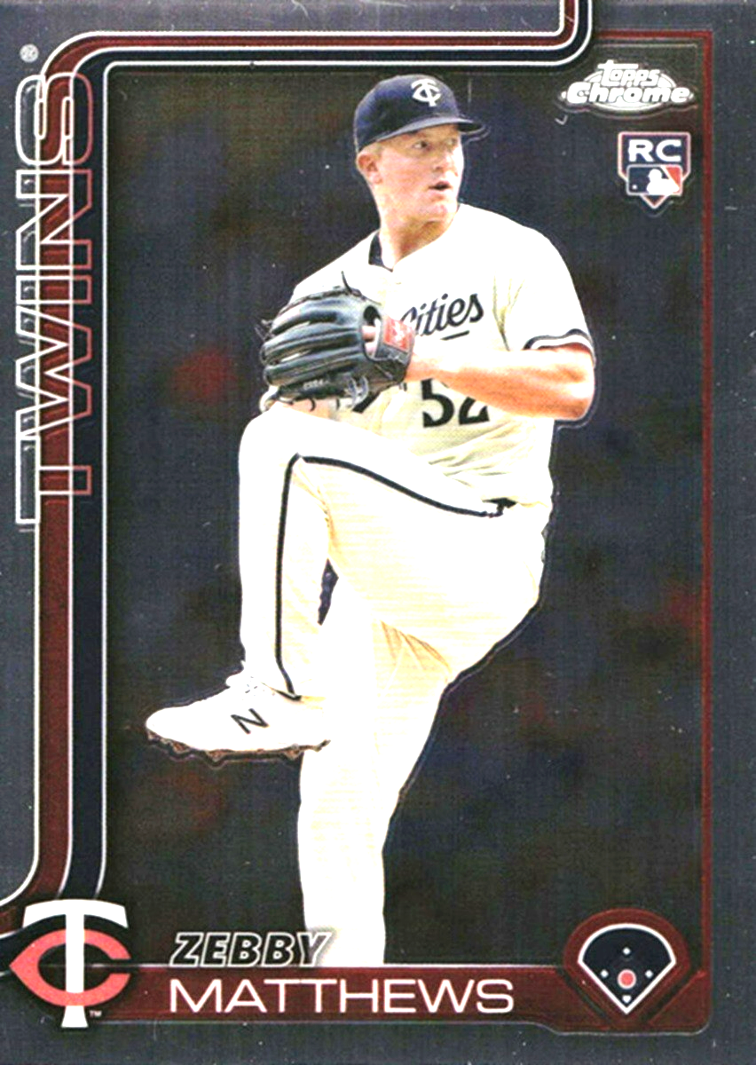 2025 Topps Chrome #277 Zebby Matthews RC Minnesota Twins | eBay