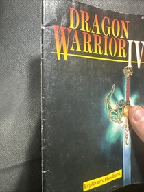 Dragon Warrior IV 4 Manual Only Authentic Explorers Handbook 1991 Nintendo NES