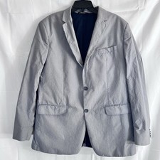 Banana Republic 2 Button Blazer Blue Tailored Fit, Men Size 46 Long, 2013