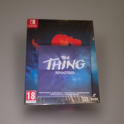 Nintendo Switch - The Thing Remastered Deluxe Steelbook Poster Patch - SEALED