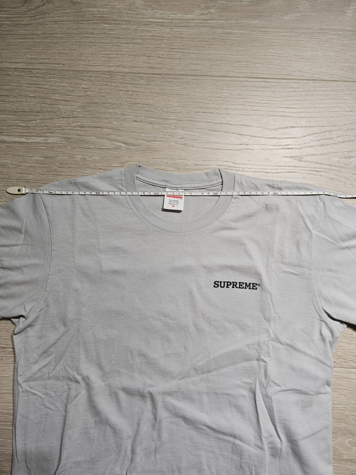 Authentic Supreme T Shirt Patchwork Tee Grey Size… - image 10