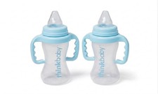 Thinkbaby-Twin pack Sippy 9oz, BPA free Lt. Blue