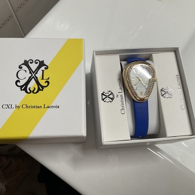 Christian Lacroix Uhr Armband Blau