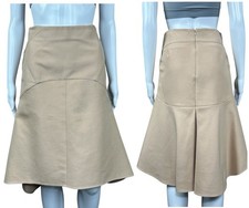 Marni Goma Asymmetric Knee Length Skirt US Small IT 38 A-Line Preppy Minimalist