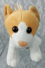 Kipp Cat Kitty Kitten Orange White 6" Plush Stuffed Animal Plushie Toy Doll 2012