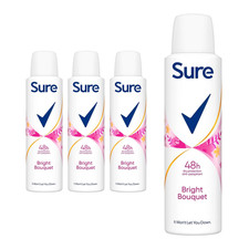 Image of Sure Women Motion Sense Antiperspirant Deodorant Bright Bouquet 150ml PACK-4