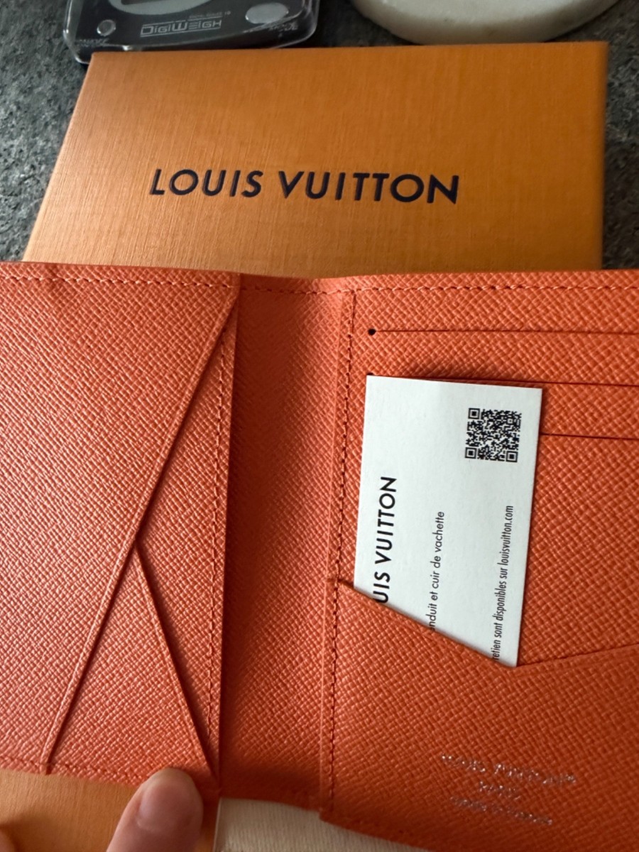 Louis Vuitton Tennis Pocket Organizer - Brick Red - NEW - Made in