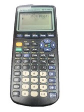 Texas Instruments TI-83 Plus Graphing Calculator Tested Works + Cover