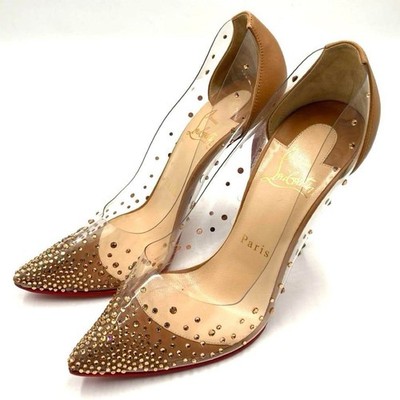 Christian Louboutin メタリックブロンズ ハイヒール 36 Christian Louboutin メタリックブロンズ ハイヒール 36 Christian