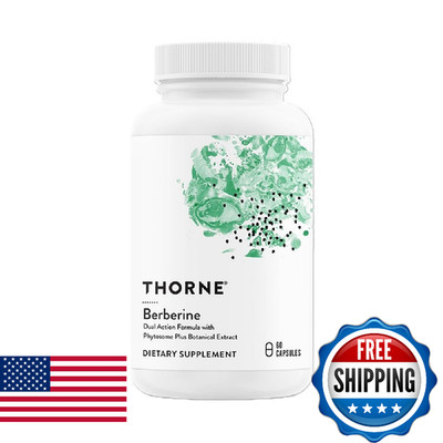 THORNE Berberine Dual Action - Heart, Immune, GI, Cholesterol Support - 30 Servi