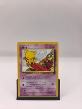 Abra 49/82 Base Set Series Team Rocket Common Basic Pokemon Card 2000 NM
