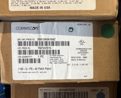 Commscope 1100-UPS-48-Patch Panel