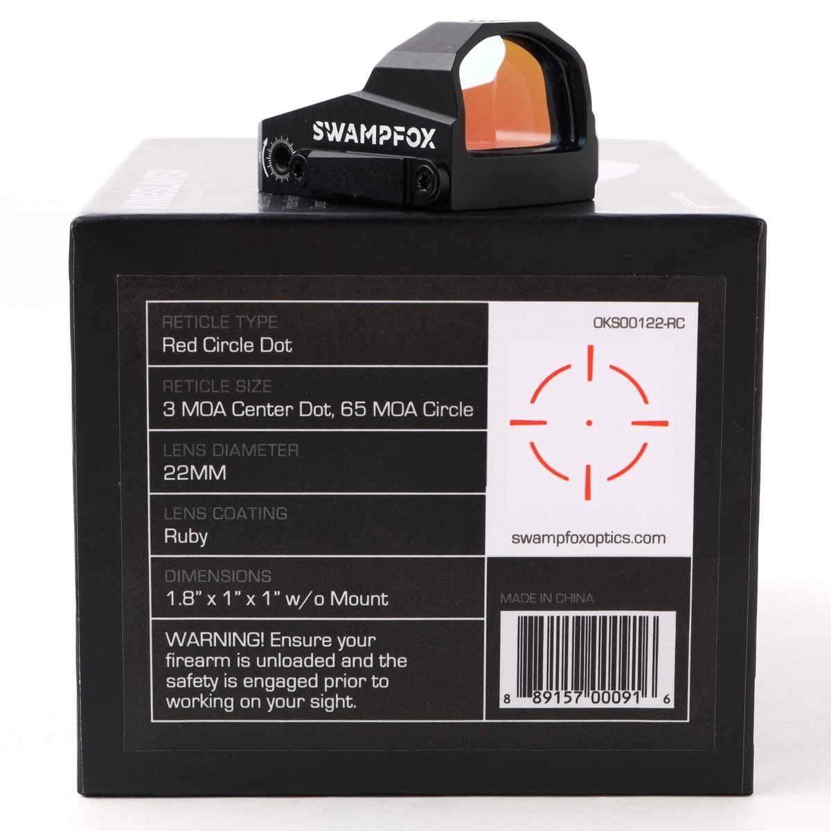 SWAMP FOX Kingslayer Micro Pistol Cut Reflex Dot Sight for