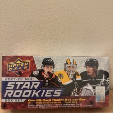 2021-22 Upper Deck NHL Star Rookies Box Set Factory Sealed 25 Card RC Set  