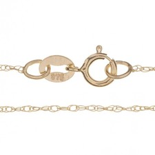 9 ct Gold Chain Necklace Fine Prince of Wales Twisted - 0.8mm - Choose your size