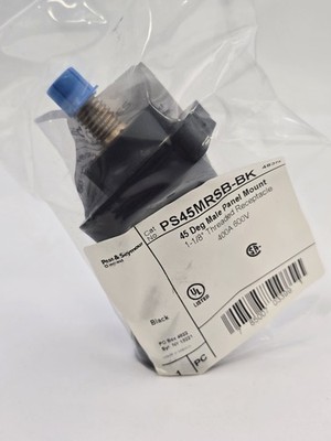Pass & Seymour PS45MRSBBK 45 Deg Male Panel Mount 1-1/8'' Threaded 400A 600V